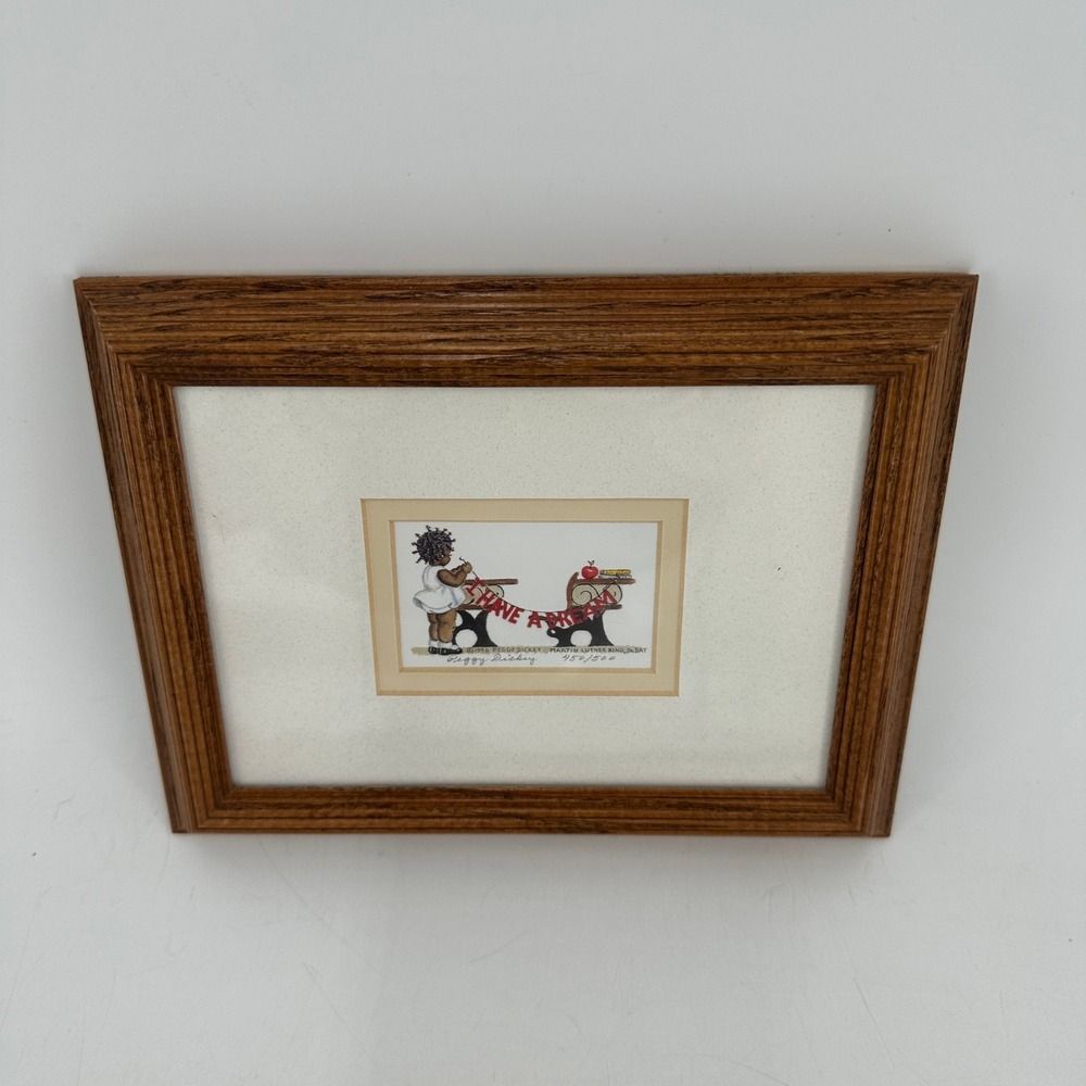 Peggy Dickey I Have A Dream Signed Limited Edition Print 450/500 MLK Day Art